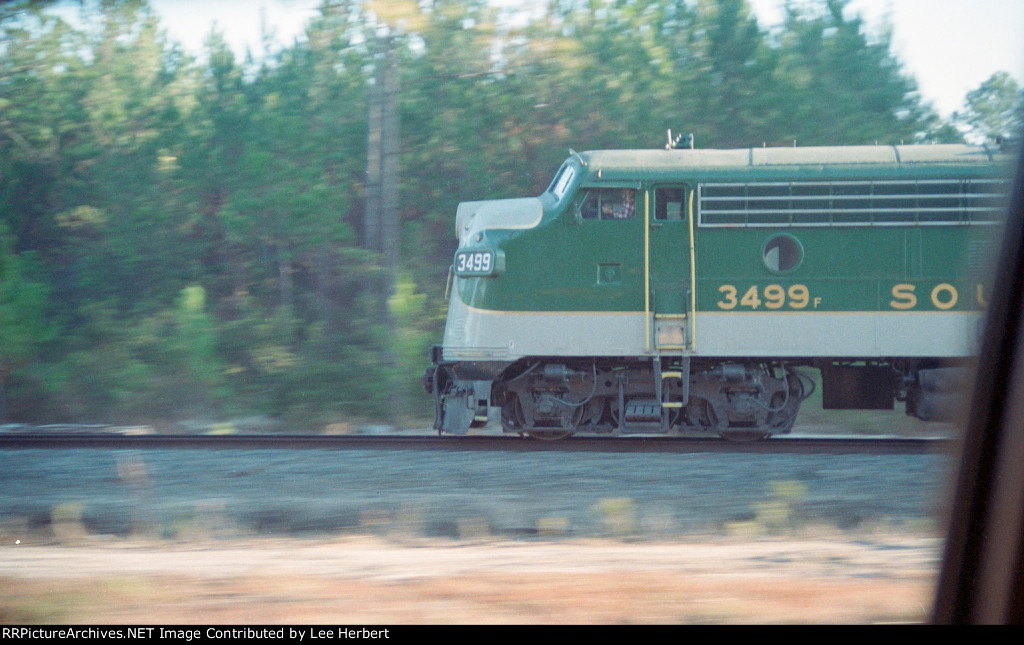 SOU 3499 at speed